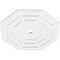 Ekena Millwork Westin Architectural Grade PVC Contemporary Ceiling Medallion, 38"OD x 3"ID x 15"C x 1"P CMP38WN-03000 - alternate 4